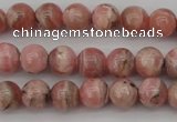 CRC755 15.5 inches 6mm round rhodochrosite beads wholesale