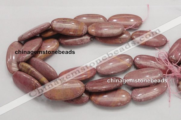 CRC80 15.5 inches 25*50mm oval rhodochrosite gemstone beads