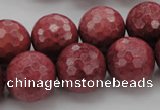 CRC806 15.5 inches 16mm faceted round Brazilian rhodochrosite beads