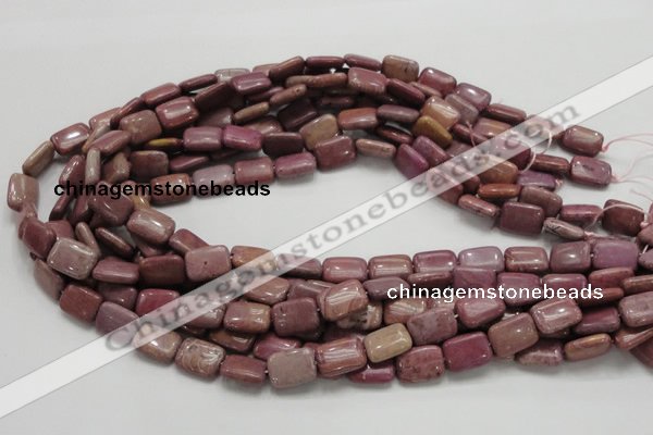 CRC81 15.5 inches 10*14mm rectangle rhodochrosite gemstone beads