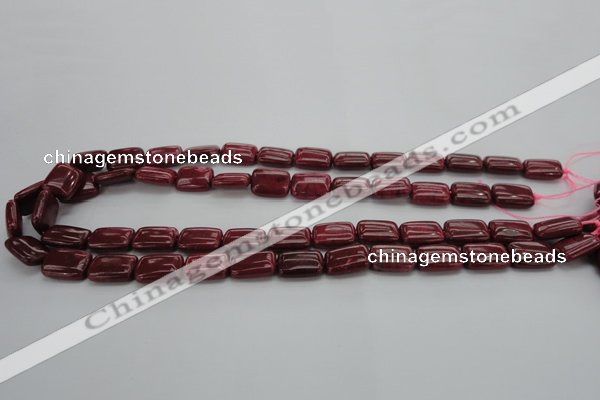 CRC821 15.5 inches 10*14mm rectangle Brazilian rhodochrosite beads