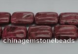 CRC822 15.5 inches 12*16mm rectangle Brazilian rhodochrosite beads