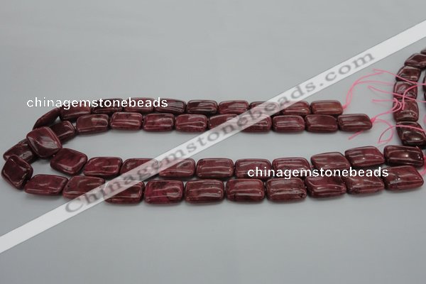 CRC822 15.5 inches 12*16mm rectangle Brazilian rhodochrosite beads