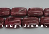 CRC824 15.5 inches 15*20mm rectangle Brazilian rhodochrosite beads