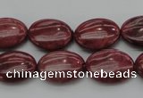 CRC833 15.5 inches 13*18mm oval Brazilian rhodochrosite beads