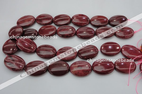 CRC836 15.5 inches 22*30mm oval Brazilian rhodochrosite beads