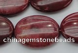 CRC837 15.5 inches 30*40mm oval Brazilian rhodochrosite beads