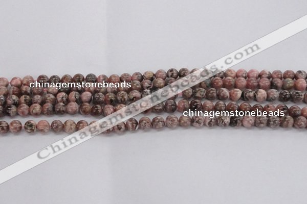 CRC901 15.5 inches 6mm round natural rhodochrosite beads