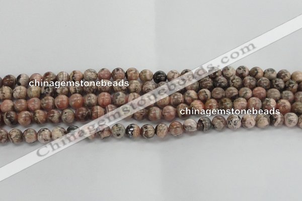 CRC902 15.5 inches 7mm round natural rhodochrosite beads