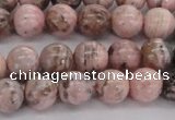 CRC903 15.5 inches 8mm round natural rhodochrosite beads