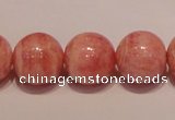 CRC91 16 inches 16mm round grade AA argentina rhodochrosite beads