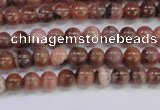 CRC911 15.5 inches 4mm round natural rhodochrosite beads