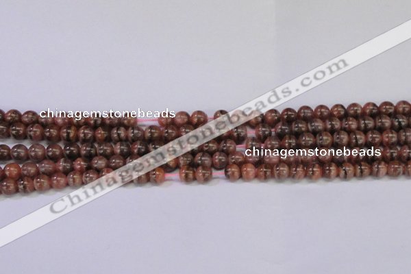 CRC913 15.5 inches 6mm round natural rhodochrosite beads