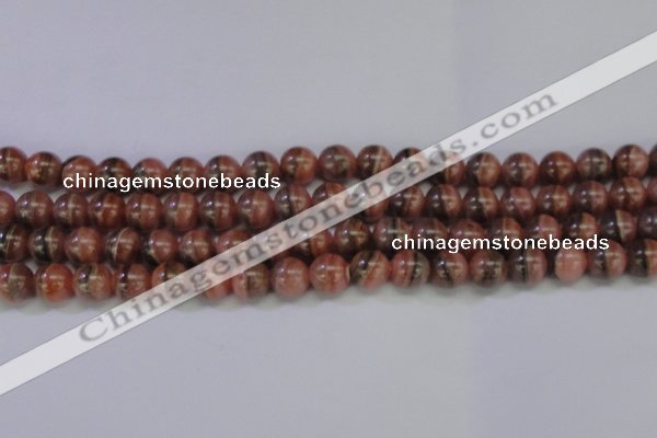 CRC916 15.5 inches 9mm round natural rhodochrosite beads