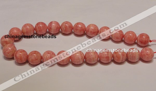 CRC92 16 inches 18mm round grade AA argentina rhodochrosite beads