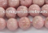 CRC923 15.5 inches 10mm round natural rhodochrosite beads