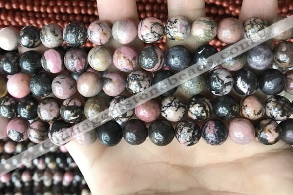 CRD353 15.5 inches 10mm round rhodonite beads wholesale