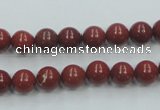 CRE01 16 inches 8mm round natural red jasper beads wholesale