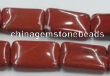 CRE17 16 inches 18*25mm rectangle natural red jasper beads wholesale