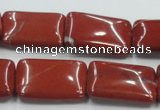 CRE17 16 inches 18*25mm rectangle natural red jasper beads wholesale