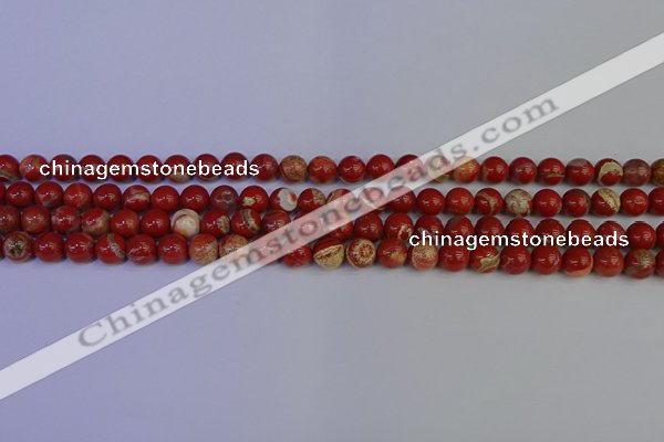 CRE301 15.5 inches 6mm round red jasper beads wholesale