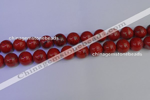 CRE306 15.5 inches 16mm round red jasper beads wholesale