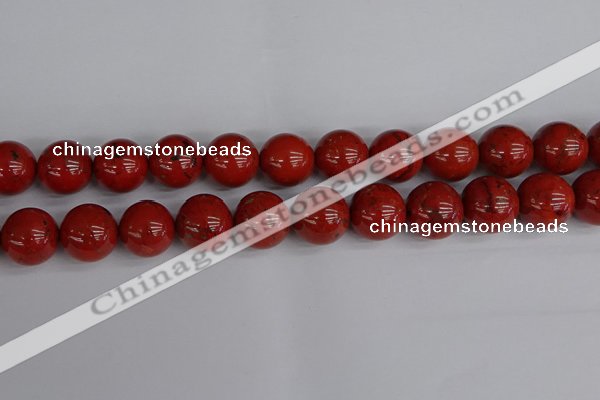 CRE316 15.5 inches 16mm round red jasper beads wholesale