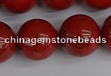 CRE317 15.5 inches 18mm round red jasper beads wholesale