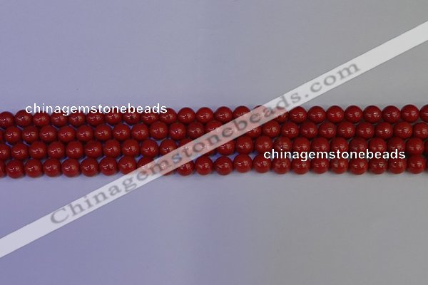 CRE321 15.5 inches 6mm round red jasper beads wholesale