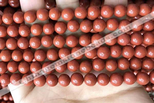CRE352 15.5 inches 8mm round red jasper beads wholesale