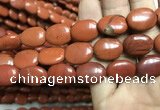 CRE64 15.5 inches 13*18mm oval red jasper beads wholesale