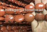 CRE65 15.5 inches 18*25mm - 20*25mm oval red jasper beads wholesale