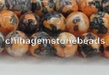 CRF325 15.5 inches 12mm round dyed rain flower stone beads wholesale