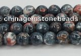 CRF329 15.5 inches 6mm round dyed rain flower stone beads wholesale