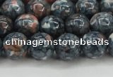 CRF333 15.5 inches 14mm round dyed rain flower stone beads wholesale