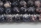 CRF337 15.5 inches 8mm round dyed rain flower stone beads wholesale