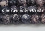 CRF338 15.5 inches 10mm round dyed rain flower stone beads wholesale