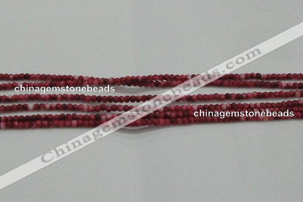 CRF427 15.5 inches 2mm round dyed rain flower stone beads wholesale