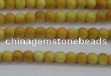 CRF436 15.5 inches 3mm round dyed rain flower stone beads wholesale