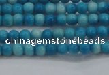 CRF440 15.5 inches 3mm round dyed rain flower stone beads wholesale