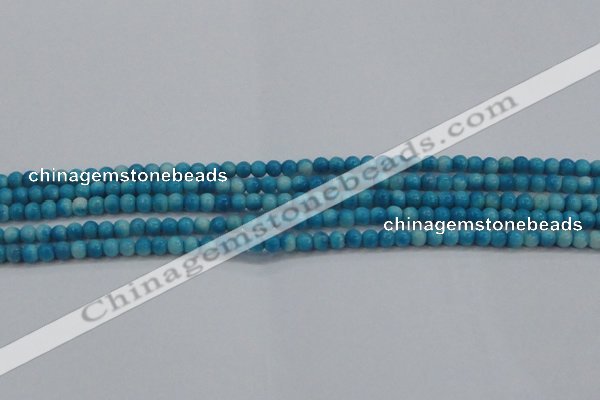 CRF440 15.5 inches 3mm round dyed rain flower stone beads wholesale
