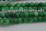 CRF441 15.5 inches 3mm round dyed rain flower stone beads wholesale