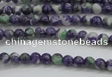 CRF448 15.5 inches 3mm round dyed rain flower stone beads wholesale