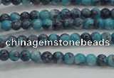 CRF452 15.5 inches 3mm round dyed rain flower stone beads wholesale