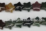 CRG03 15.5 inches 12*12mm star Indian agate gemstone beads wholesale