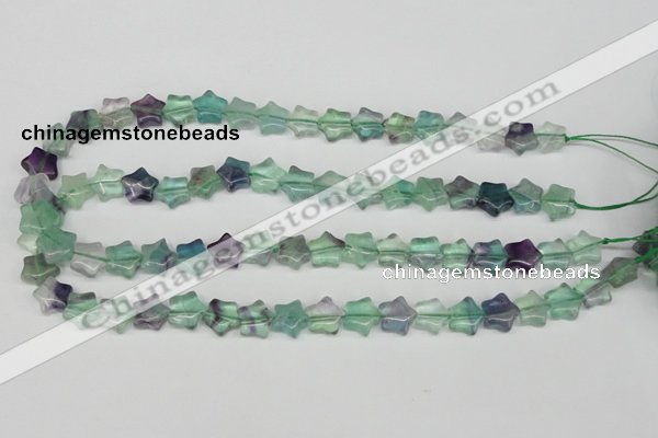 CRG04 15.5 inches 12*12mm star fluorite gemstone beads wholesale