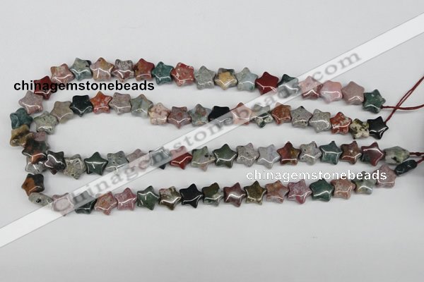 CRG09 15.5 inches 12*12mm star ocean agate gemstone beads wholesale