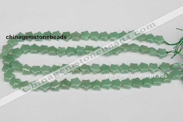 CRG10 15.5 inches 12*12mm star green aventurine gemstone beads