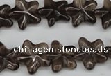 CRG16 15.5 inches 16*16mm star smoky quartz gemstone beads