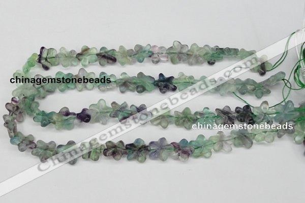 CRG17 15.5 inches 16*16mm star fluorite gemstone beads wholesale